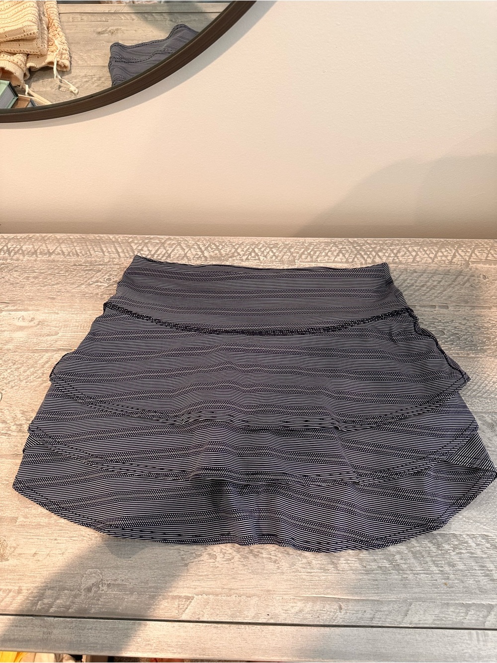 Athleta Blue Ruffle Skirt - Picture 2 of 4